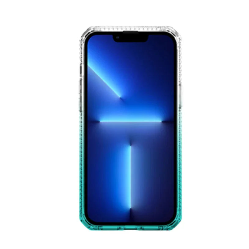Itskins Hybrid Ombre iPhone 13 Pro Max Cover - Teal - Tashqila Itskins Hybrid Ombre iPhone 13 Pro Max Cover - Teal - Tashqila